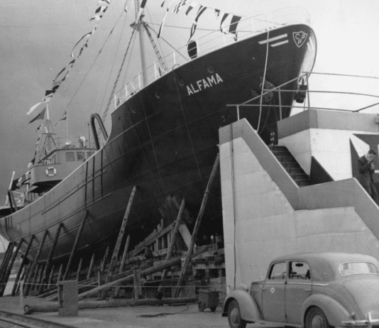 A Companhia Portuguesa de Pesca situava-se na localidade de Olho de Boi, em Almada, tendo funcionado entre 1920 e 1984