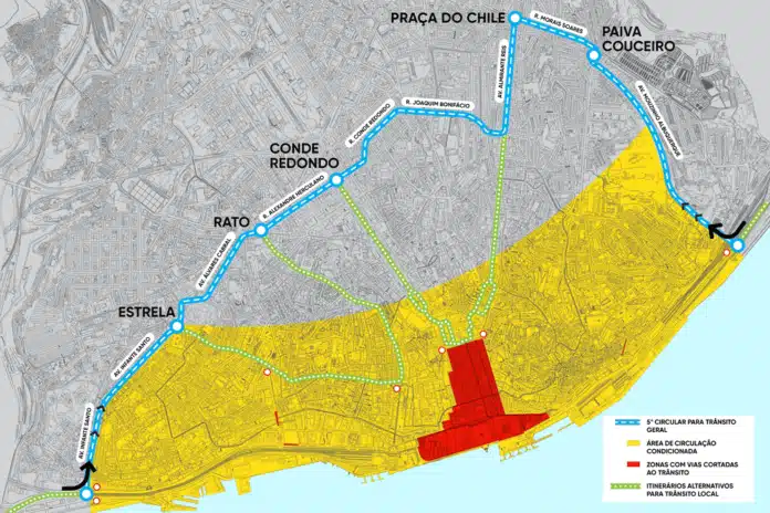 'Quinta circular' pretende ser uma alternativa à circulação em Lisboa