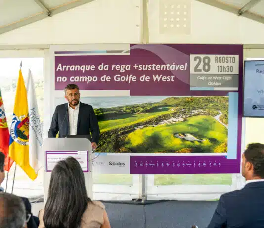 Água reciclada rega campo de golfe de Óbidos