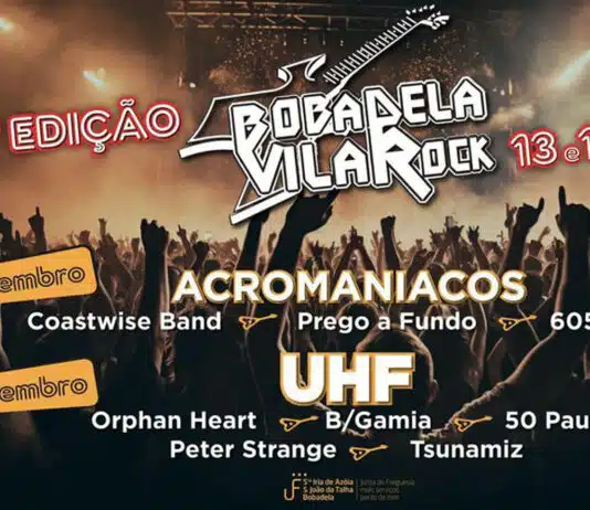 Bobadela recebe festival de rock nos dias 13 e 14 de setembro