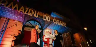 Espírito e luzes de Natal chegaram aos Armazéns do Chiado em Lisboa