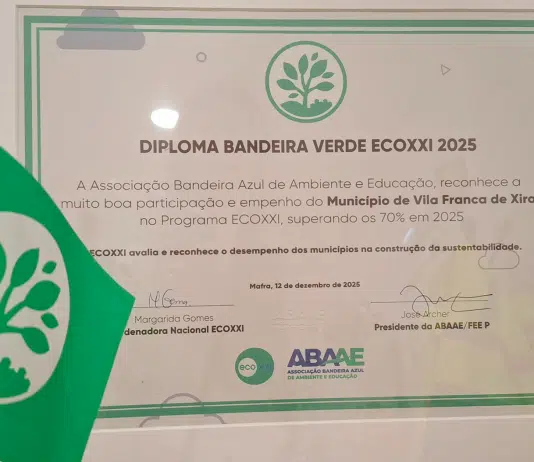 Vila Franca de Xira repete a conquista do galardão Eco Município